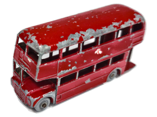 ROUTEMASTER Matchbox '60 Czerwony 1:87 Made in England