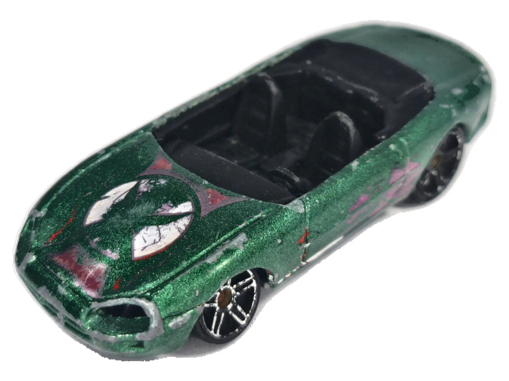 JAGUAR XK-8, Hot Wheels 1996, Die cast, Zielony, 1:64, Resoraki