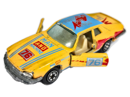 JAGUAR XJS Yatming '80 Żółty 1:64 2xMetal Man And Machine