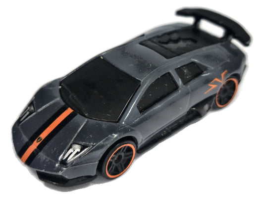 LAMBORGHINI MURCIELAGO LP 670-4 SV, Hot Wheels 2010 Grafitowy 1:64 Resoraki