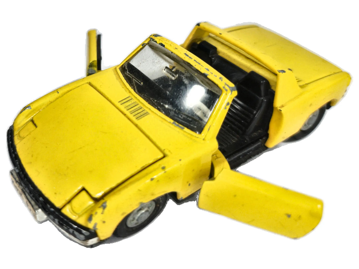 V/W PORSCHE 914 CABRIO Dinky Toys '70 Żółty 1:43 Made in England