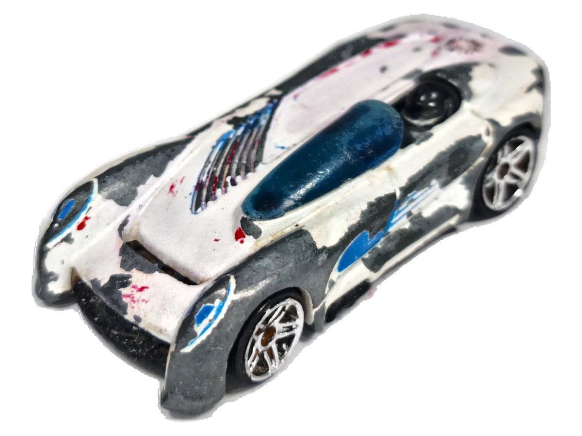 Monoposto Hot Wheels 2000 Biały 1:64 Vintage