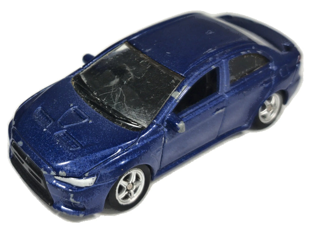 Mitsubishi Lancer Evolution IX Welly 1:58 Luzak Niebieski