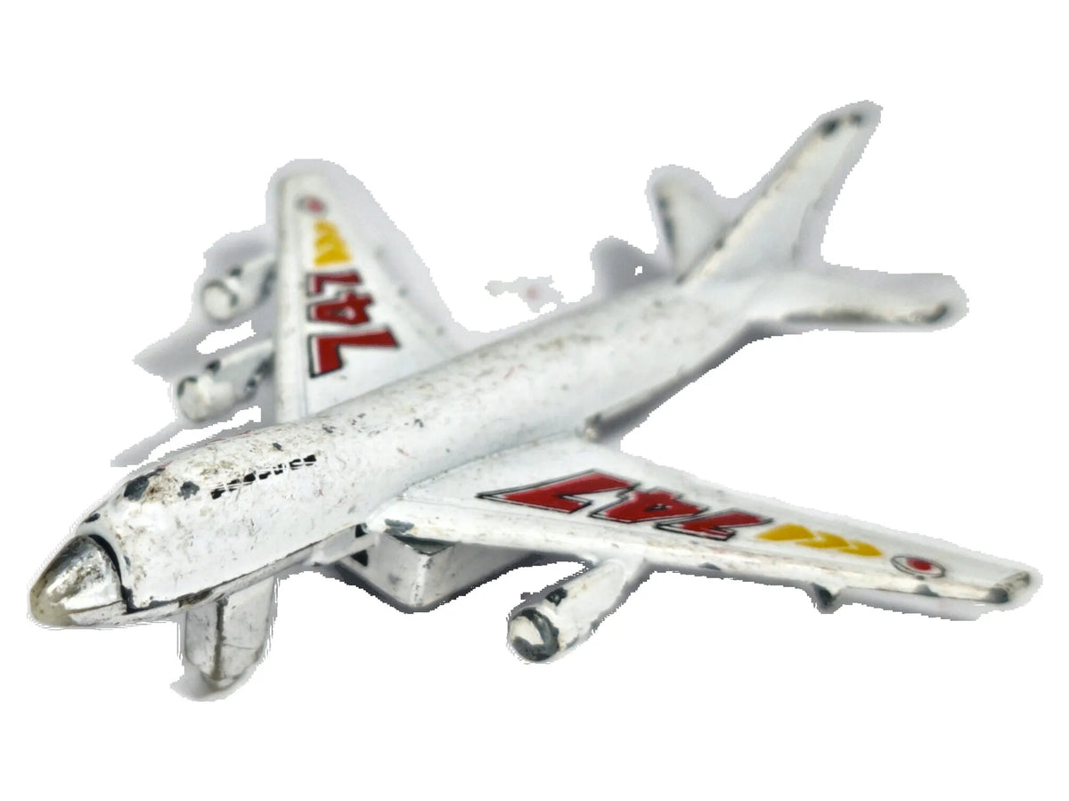 BOEING 747-100 SAMOLOT PASAŻERSKI, Unbranded Die cast, Biały 1:900 Resoraki