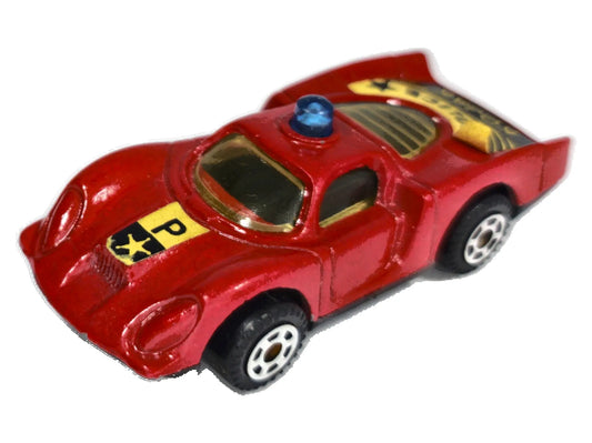 PORSCHE 906 CARRERA 6 Policja Guisval Czerwony 1:64 Made in Spain