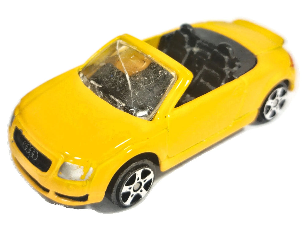 AUDI TT ROADSTER, Maisto, Die cast 12326, Żółty, 1:64, Resoraki