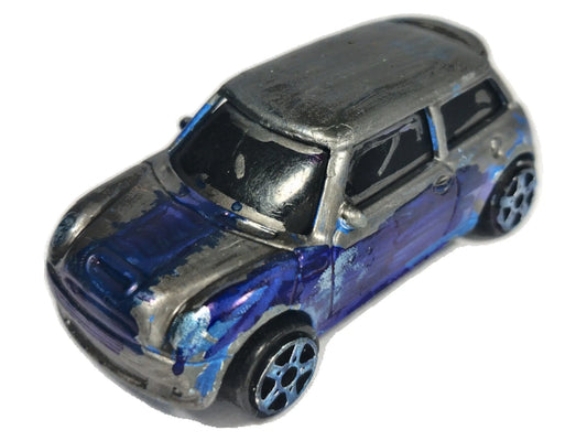 BMW MINI COOPER S CUSTOM BY FRANEK, Maisto, Die cast 1006, Niebieski, 1:52
