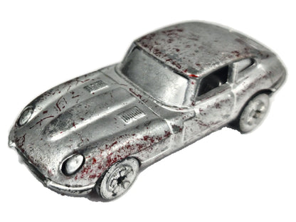 JAGUAR E TYPE 2+2 Playart '70 Srebrny 1:68