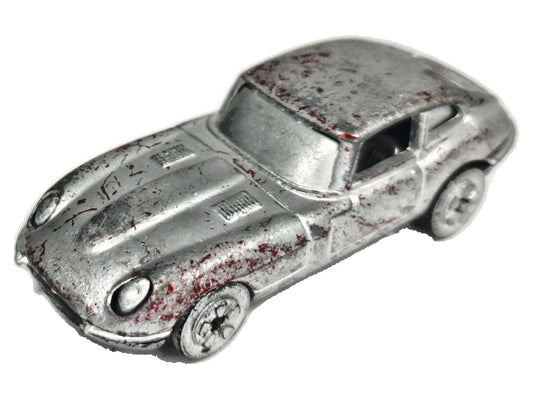 JAGUAR E TYPE 2+2 Playart '70 Srebrny 1:68