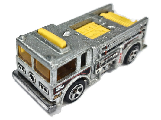 Fire Eater Hot Wheels 1976 1:64 Wóz strażacki Luzak Srebrny Straż pożarna