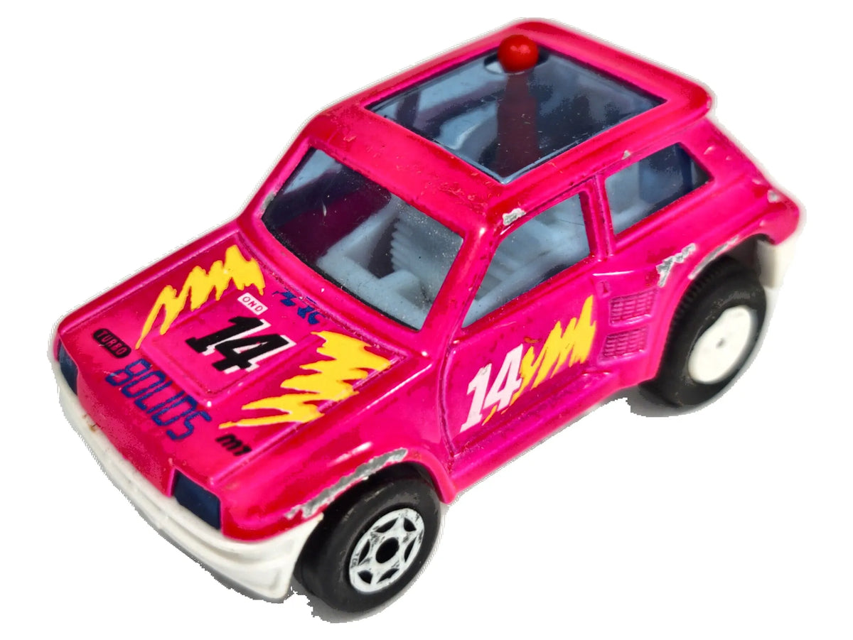 RENAULT 5 TURBO Majorette '80 Różowy 1:44 Made in France
