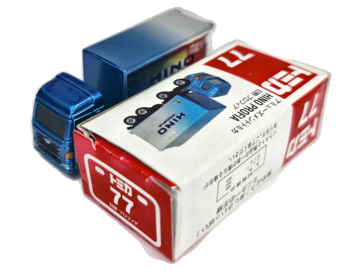HINO PROFIA TRUCK, Tomica, Die cast 77, Niebieski, 1:200, Resoraki