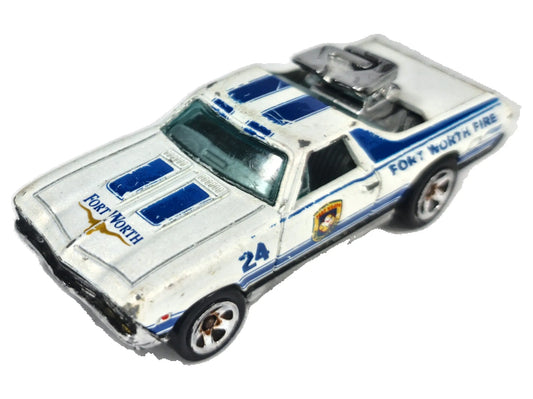 '86 Chevrolet El Camino 1968 Hot Wheels 1999 1:64 Pickup Straż pożarna