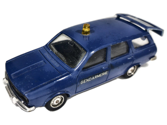 Renault 12 Break Gendarmerie Solido '80 Niebieski 1:35 Made in France
