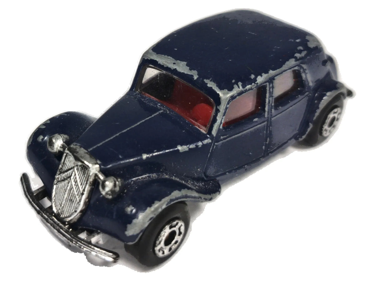 Citroen 15 Cv Matchbox 1983 Niebieski 1:54 Made in Macau
