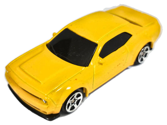 DODGE CHALLENGER SRT DEMON, RMZ City 2018 Die cast 3034 Żółty 1:68 Resoraki