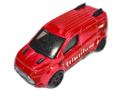FORD TRANSIT CONNECT, Hot Wheels 2014, Die cast, Czerwony, 1:64, Resoraki