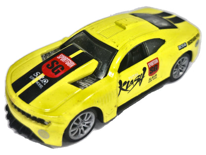 Jak CHEVROLET CAMARO, Klasch Sportgun SG, Die cast, Żółty, 1:55, Resoraki