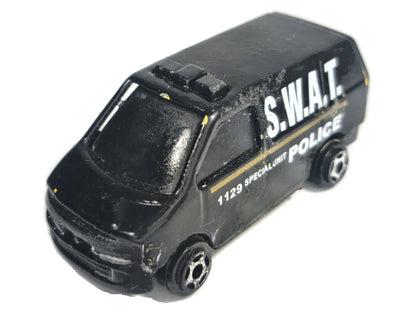S.W.A.T Police Specialunit 1129, Die cast, Czarny, 1:64, Resoraki