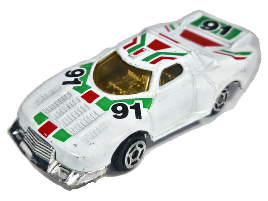 Jak LANCIA STRATOS #91, Summer, Die cast S8006, Biały, 1:64, Resoraki