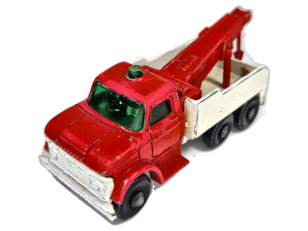 FORD HEAVY WRECK TRUCK Matchbox 1969 NO.71 Czerwony 1:76