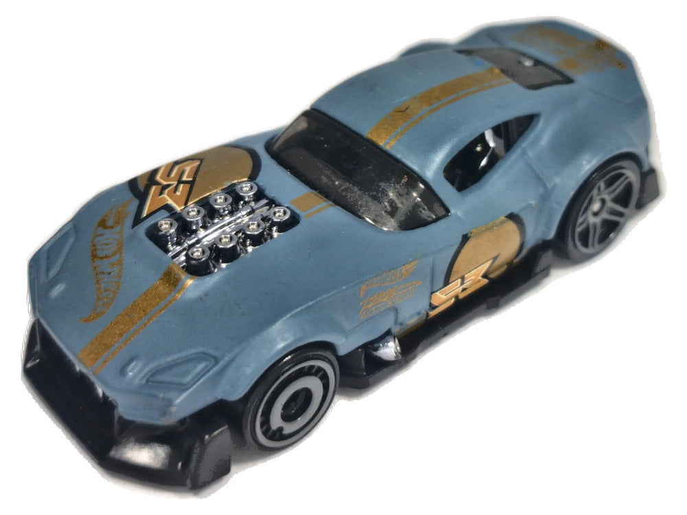 MUSCLE AND BLOWN, Hot Wheels 2020, Die cast GRX50, Niebieski, 1:64