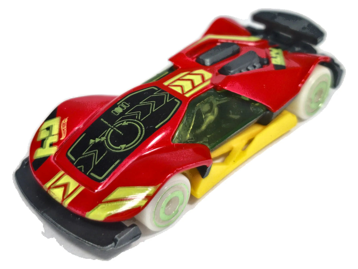 CYBER SPEEDER, Hot Wheels 2014, Die cast FJV64, Czerwony, 1:64, Resoraki