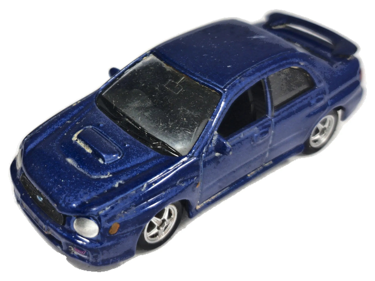 Subaru Impreza WRX STI Welly 2002 1:58 Luzak Niebieski
