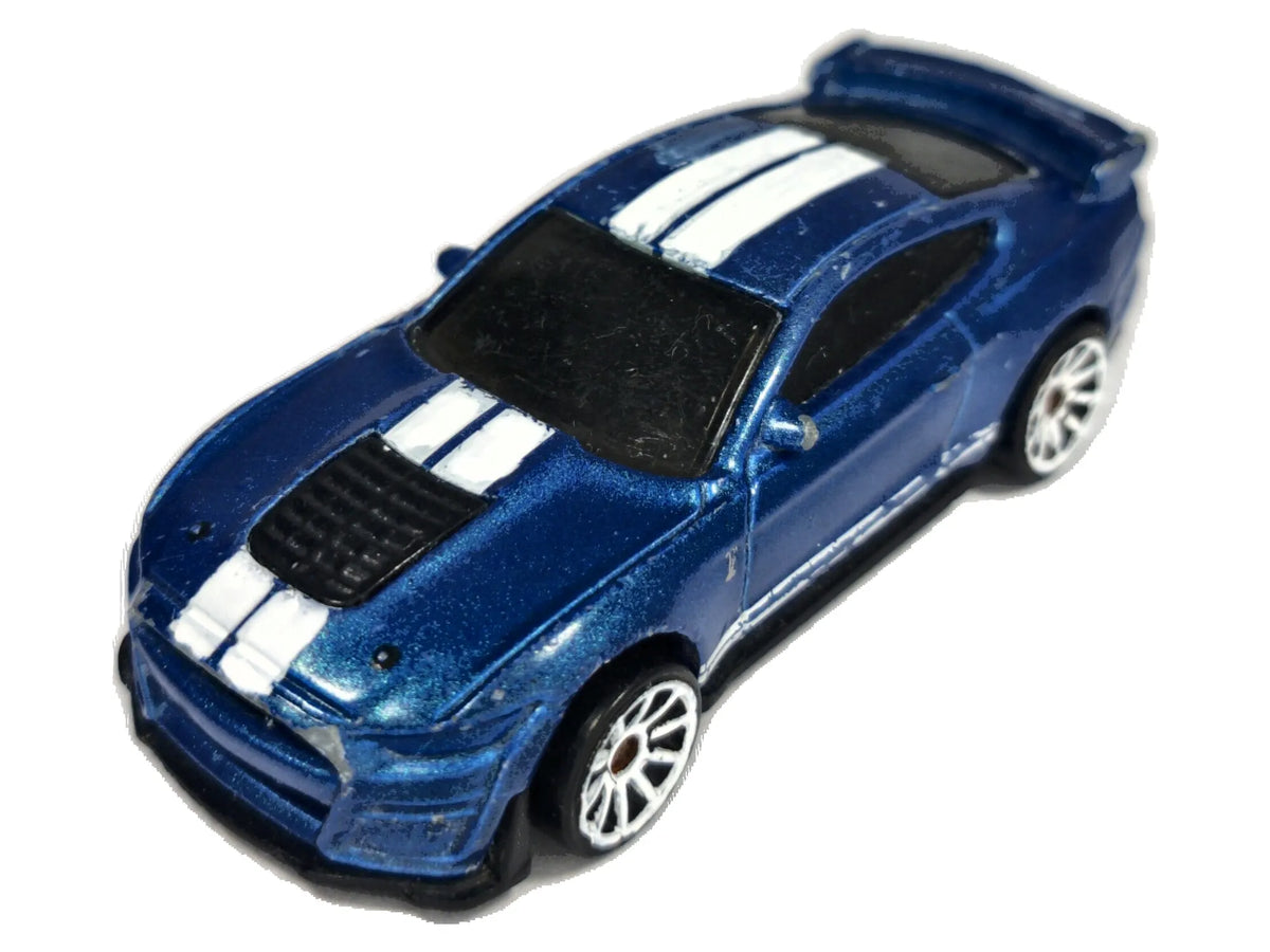 FORD SHELBY GT500, Hot Wheels 2020, Die cast GHB32, Niebieski 1:64 Resoraki