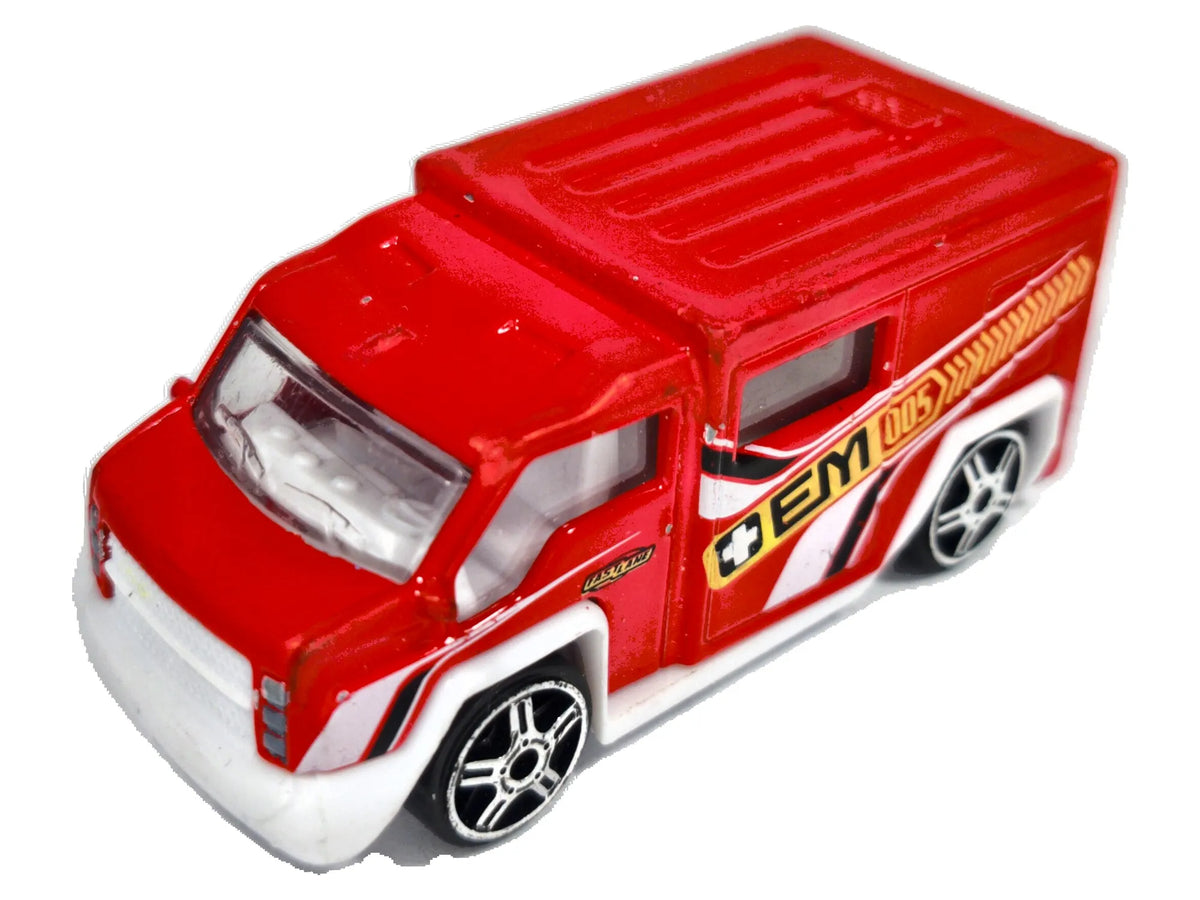 Karetka Ambulans Fresh Metal Fastlane 2018 Czerwony 1:64