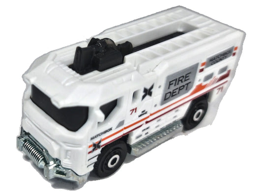Blaze Buster Matchbox 2024 1:64 Wóz strażacki Biały Straż pożarna