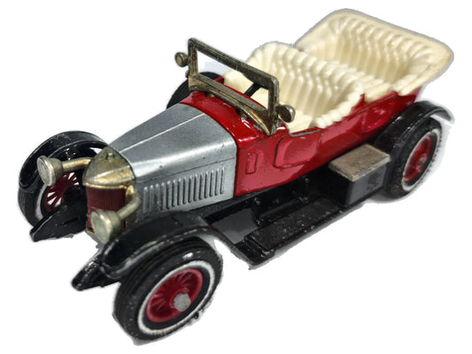 1914 Prince Henry Vauxhall Matchbox 1970 Czerwony 1:43 Made in England