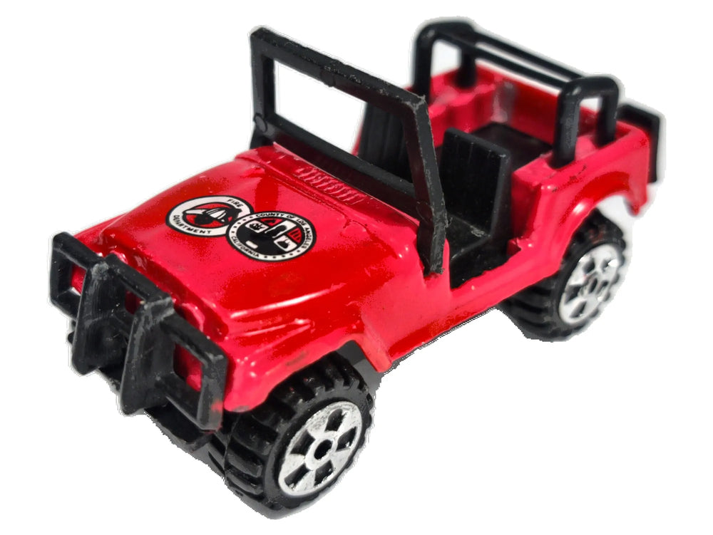 JEEP CJ STRAŻ POŻARNA Unbranded Czerwony 1:55