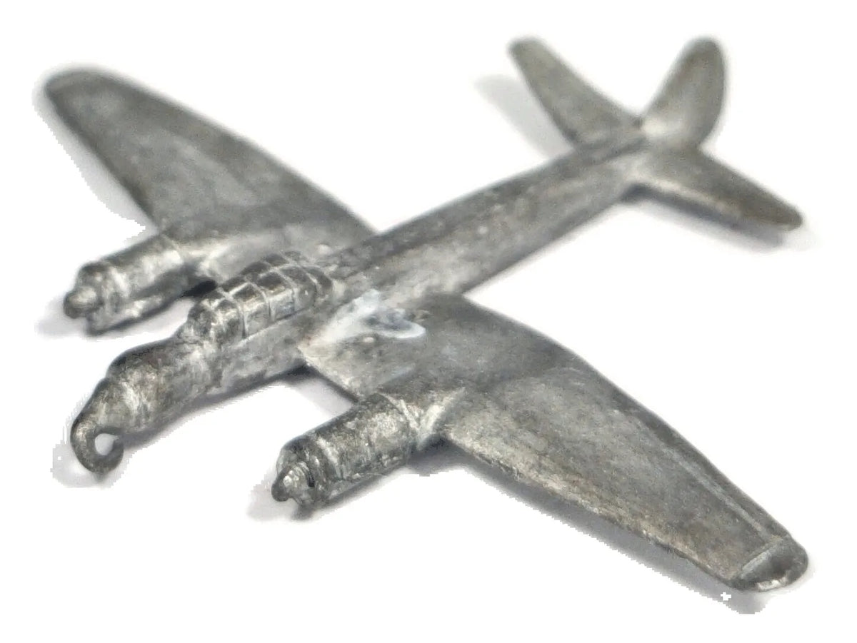 SAMOLOT z II wojny światowej Junkers Ju 88, Die cast, Srebrny, Resoraki