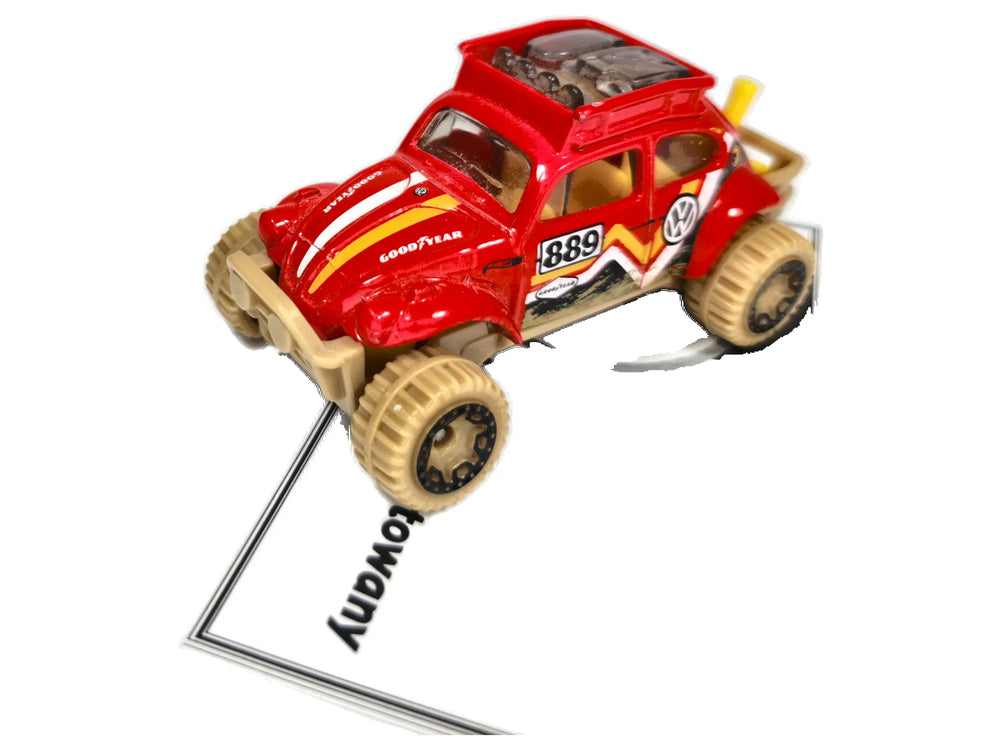 Buggy VOLKSWAGEN BAJA BUG Hot Wheels 2021 Czerwony 1:53 TH Treasure Hunt