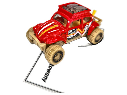 Buggy VOLKSWAGEN BAJA BUG Hot Wheels 2021 Czerwony 1:53 TH Treasure Hunt