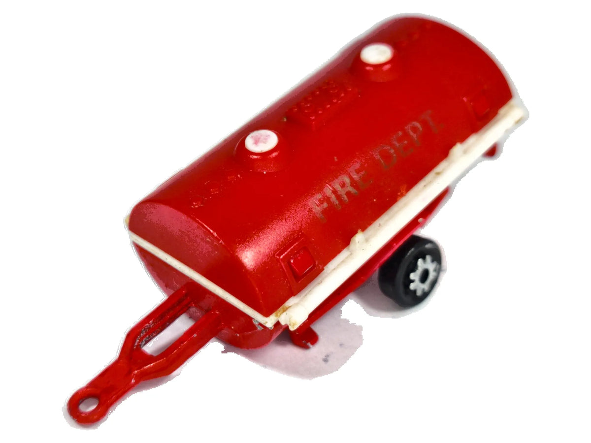 PRZYCZEPA CYSTERNA FIRE DEPT STRAŻ POŻARNA Majorette Czerwony 1:60