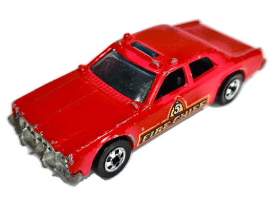 DODGE MONACO FIRE CHIEF Straż pożarna Yatming 1977 Czerwony 1:70 2xMetal