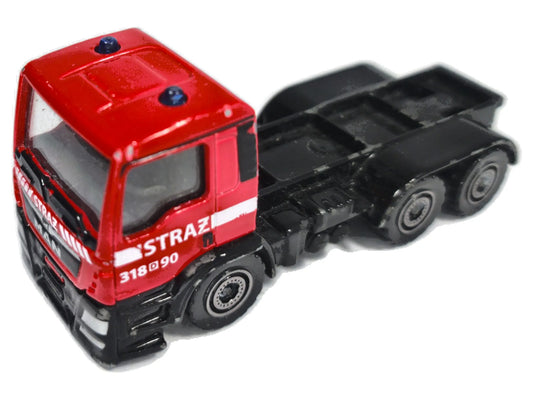 Ciągnik Siodłowy Man Tgs Straż pożarna Majorette Czerwony 1:74