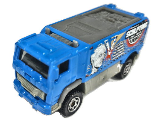 Desert Thunder V16 Jurassic Matchbox 2014 1:64 Luzak Niebieski