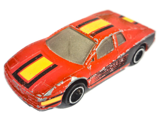 Ferrari Testarossa, SPEED STRIPS, Ertl, Die cast, Czerwony, 1:64, Resoraki