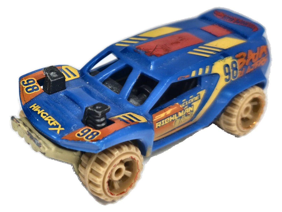 Dune Crusher Hot Wheels 2013 1:64 Buggy HWGRFX 98 Luzak Niebieski