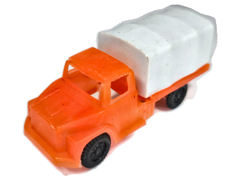 LEKKA CIĘŻARÓWKA SKRZYNIOWA Z PLANDEKĄ, BAKELIT Made in Denmark 1980 1:72