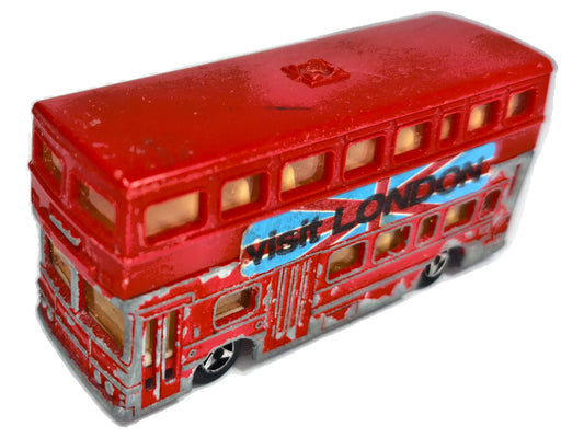 BRITISH BUS Majorette '70 Czerwony 1:64 Made in France