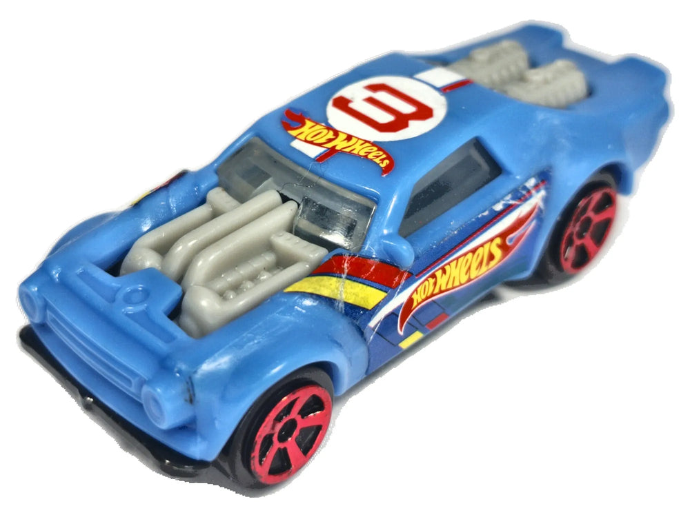 MUSCLE CAR, Hot Wheels x McDonald's 2013, Die cast, Niebieski 1:64 Resoraki