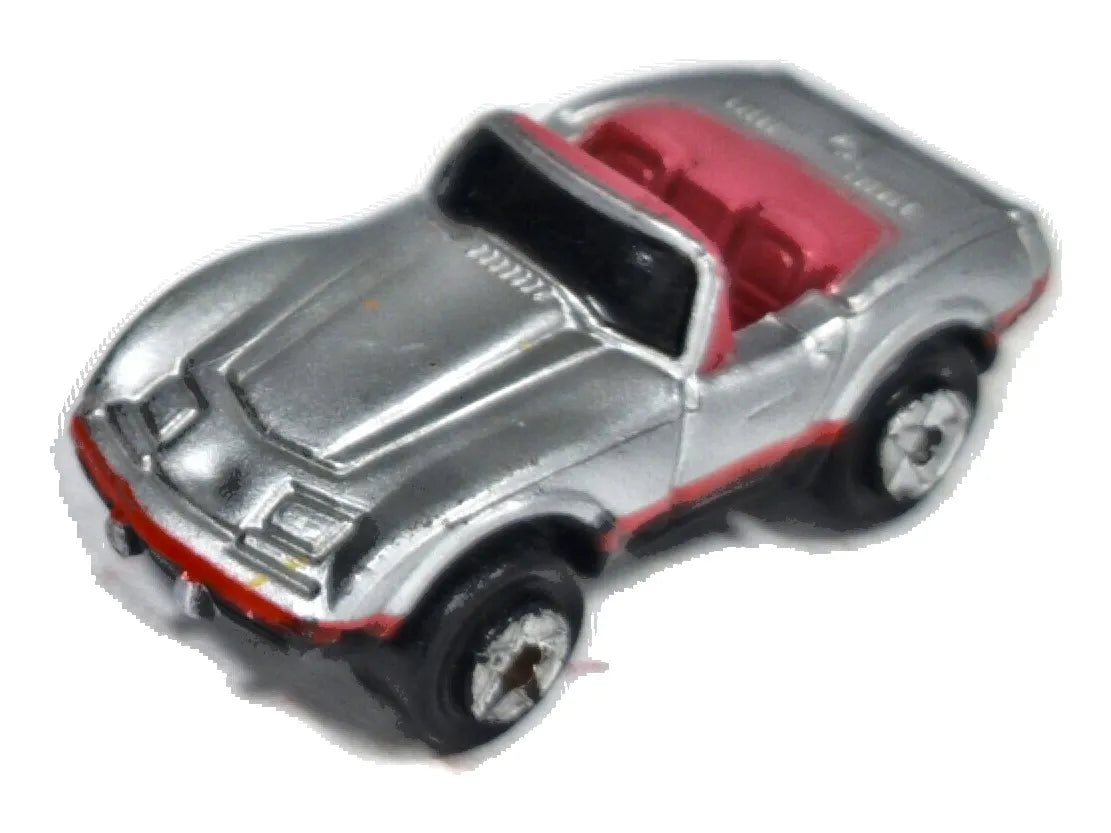 Chevrolet Corvette C3 Micro Machines Galoob Srebrny 1:87