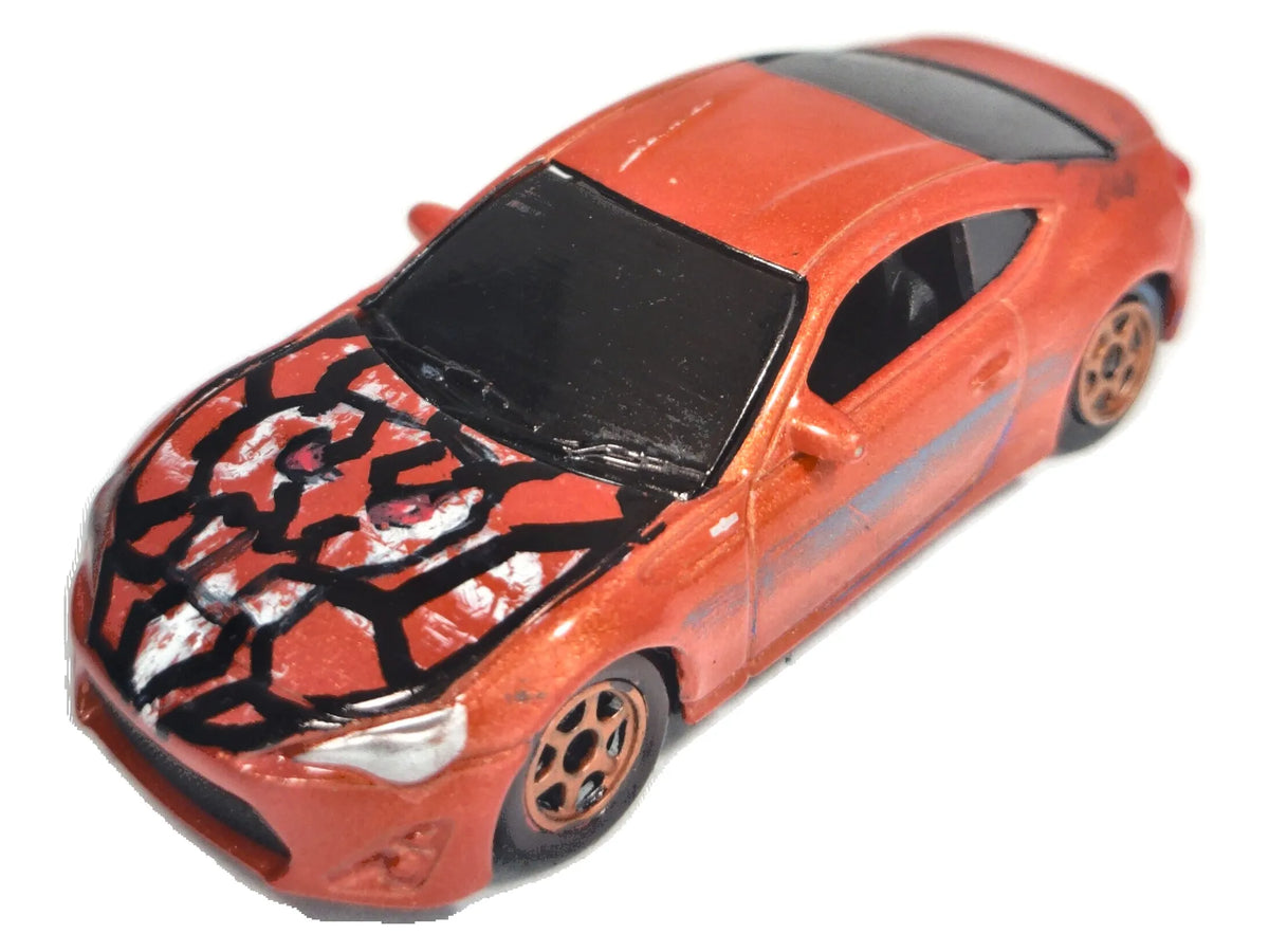 TOYOTA 86 CUSTOM ART, Welly, Die cast No. 52287, Miedziany, 1:60, Resoraki