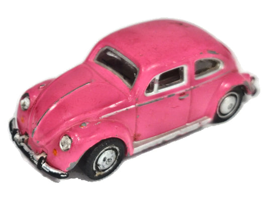 Volkswagen Beetle Schuco Regular Wheels 1:72 Garbus Luzak Różowy