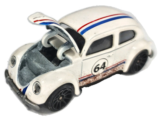 Volkswagen Beetle MK1 Majorette Fresh Metal 1:54 64 Luzak Biały 2xMetal