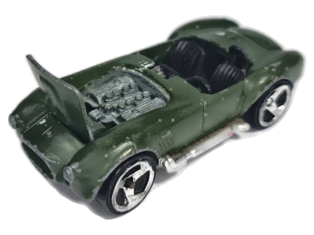 SHELBY COBRA 427 S/C, Hot Wheels 1982, Die cast 1015 Zielony 1:64, Resoraki